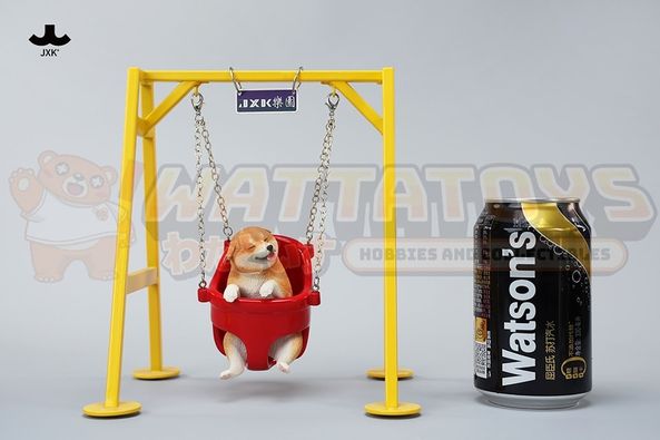 PREORDER - JXK - 1/6 Scale - Shiba Inu Figurine on The Swing