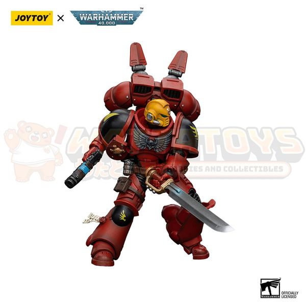 PREORDER - JOYTOY - WARHAMMER 40K - Blood Angels Jump Pack Intercessors Sergeant With Plasma Pistol