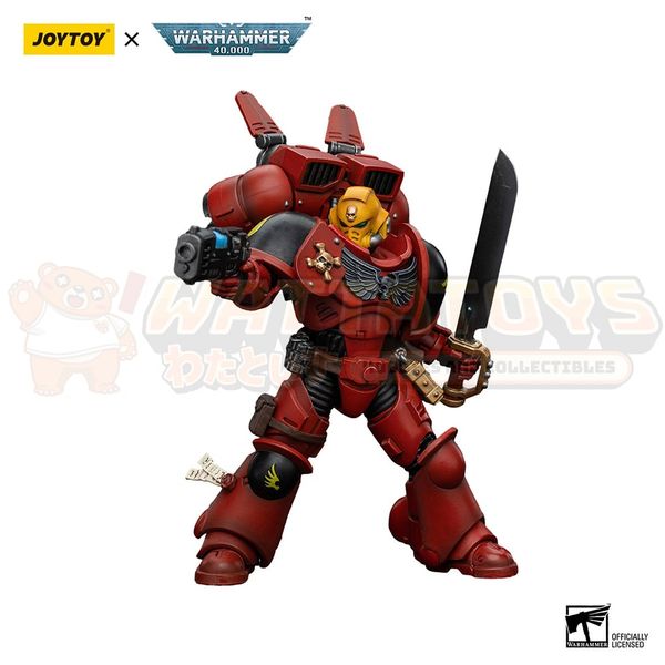 PREORDER - JOYTOY - WARHAMMER 40K - Blood Angels Jump Pack Intercessors Sergeant With Plasma Pistol