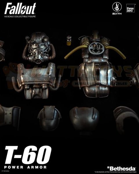 PREORDER - THREE ZERO - Fallout - 1/6 Scale - T-60 Power Armor