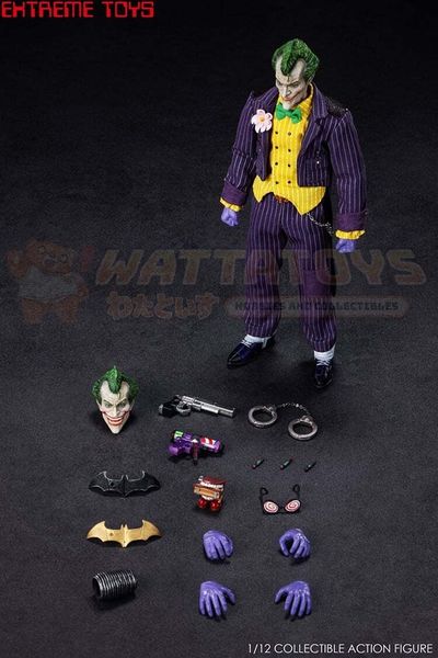 PREORDER - EXTREME TOYS - DC COMICS - 1/12 Scale - Cyber Knight Joker (Akahan Knight Joker)