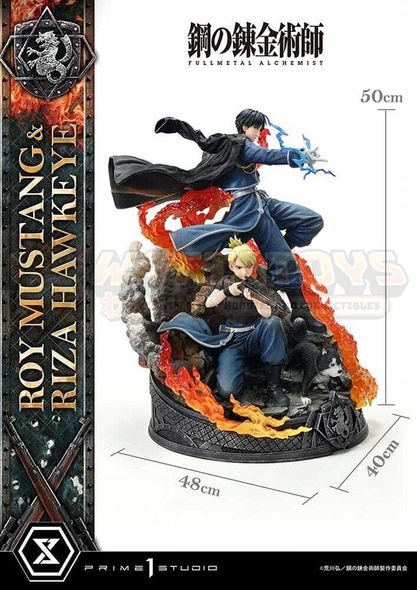 PREORDER - PRIME 1 STUDIOS - Fullmetal Alchemist -  1/6 Scale - Concept Masterline Roy Mustang & Riza Hawkeye