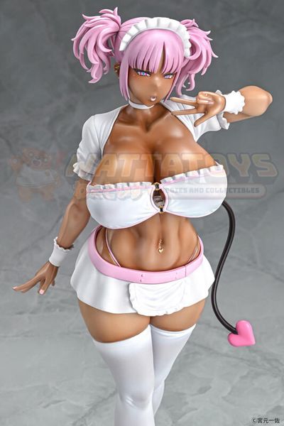 PREORDER - Q-SIX - 1/6 Scale - Black Gal Maid Succubus Cocoa Pink ver.