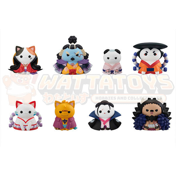 PREORDER - MEGAHOUSE - BOX OF 8 - MEGA CAT PROJECT ONE PIECE Nyan Piece Nyan！ver. Luffy in Wano Kuni