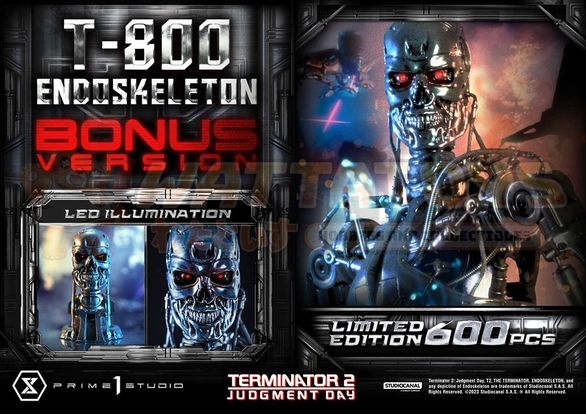 PREORDER - PRIME 1 STUDIO - Terminator 2: Judgment Day - 1/3 Scale - Museum Masterline T-800 Endoskeleton DX Bonus Version