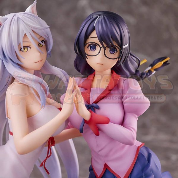 PREORDER - UNION CREATIVE - Nekomonogatari - Tsubasa Hanekawa 2pk Set Complete Figure