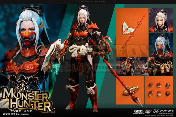 PREORDER - NAUTS x DAMTOYS - Monster Hunter - 1/6 Scale - Odogaron Armor Figure DMS041