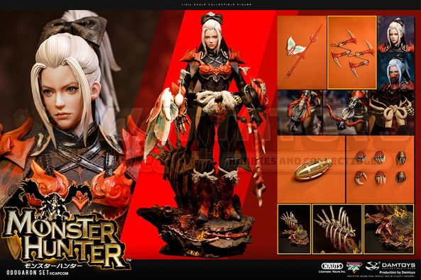 PREORDER - NAUTS x DAMTOYS - Monster Hunter - 1/6 Scale - Odogaron Armor Figure DMS041S