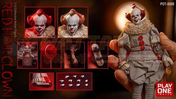 PREORDER - PLAY ONE TWELVE - IT - 1/12 Scale - Red Hair Clown