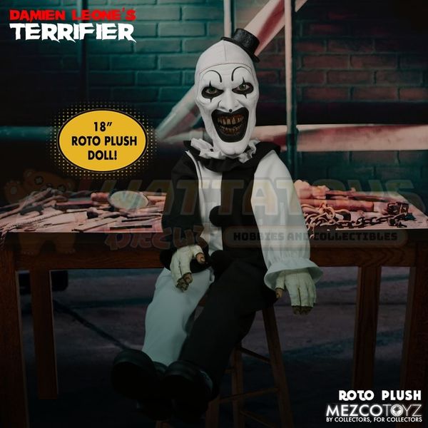 PREORDER - MEZCO TOYS - Terrifier - Art the Clown ROTO PLUSH