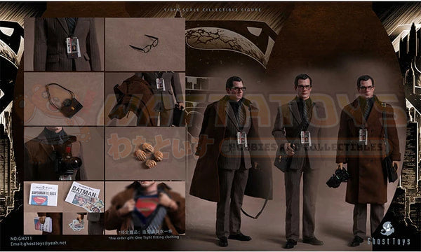 PREORDER - GHOST TOYS - DC COMICS - 1/6 Scale - Super Reporter Clark