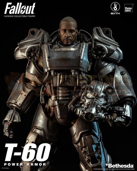 PREORDER - THREE ZERO - Fallout - 1/6 Scale -  T-60 Power Armor