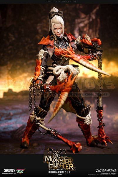 PREORDER - NAUTS x DAMTOYS - Monster Hunter - 1/6 Scale - Odogaron Armor Figure DMS041S