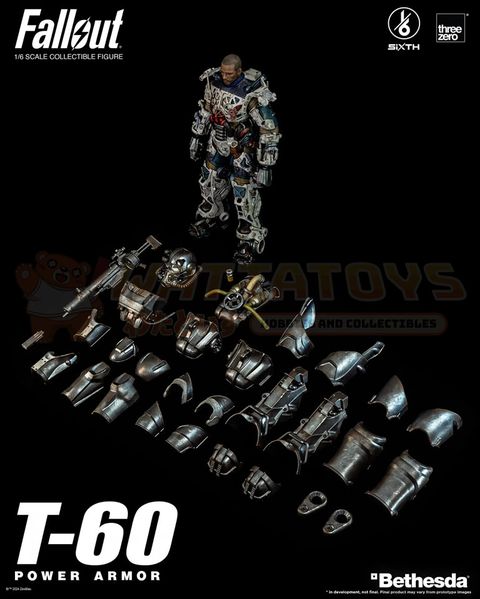 PREORDER - THREE ZERO - Fallout - 1/6 Scale -  T-60 Power Armor