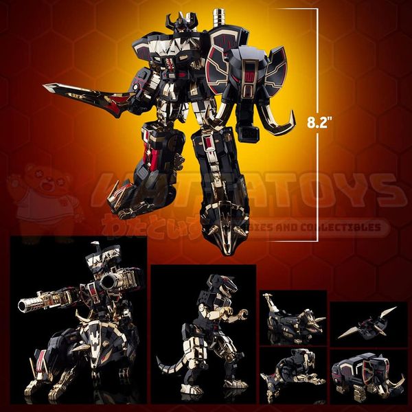 PREORDER - FLAME TOYS - POWER RANGERS - Furai Model Megazord (Black Limited Ver.)