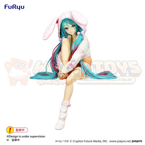 PREORDER - FURYU - VOCALOID - Hatsune Miku Noodle Stopper Figure Rabbit Ear Hood Pajama