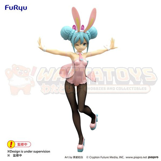 PREORDER - FURYU - VOCALOID - Hatsune Miku BiCute Bunnies Figure Wink Pearl Pink Color ver.