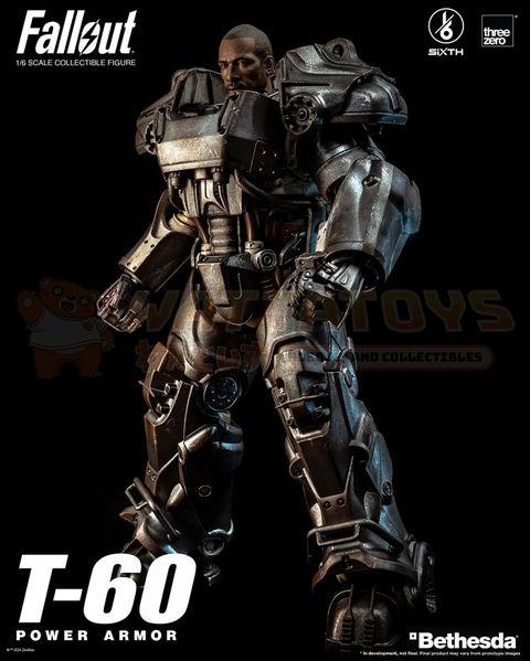 PREORDER - THREE ZERO - Fallout - 1/6 Scale -  T-60 Power Armor