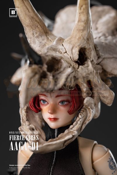 PREORDER - Beautiful Chemistry x Entei Ryu - 1/6 Scale - Fierce Girls Series BONE GIRL / TRICERATOPS AAGA-01