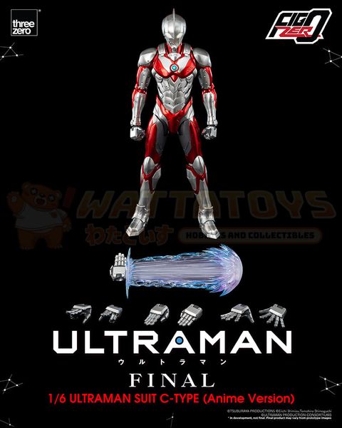 PREORDER - THREE ZERO -  ULTRAMAN FINAL Season - 1/6 Scale - FigZero ULTRAMAN SUIT C-TYPE (Anime Version)