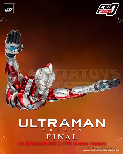 PREORDER - THREE ZERO -  ULTRAMAN FINAL Season - 1/6 Scale - FigZero ULTRAMAN SUIT C-TYPE (Anime Version)