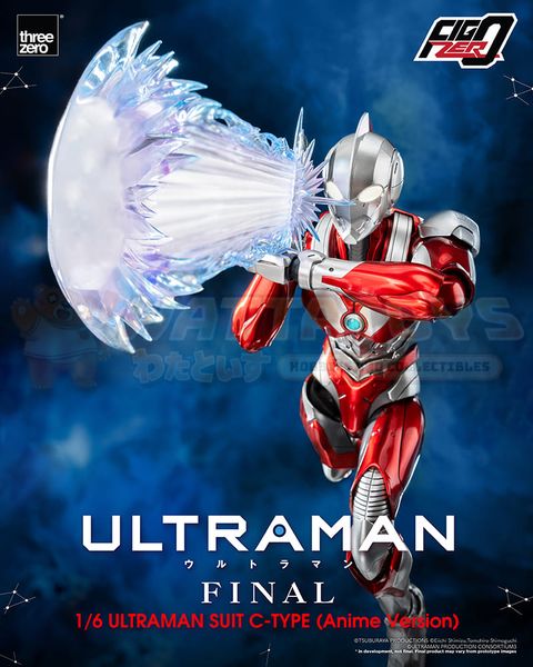 PREORDER - THREE ZERO -  ULTRAMAN FINAL Season - 1/6 Scale - FigZero ULTRAMAN SUIT C-TYPE (Anime Version)