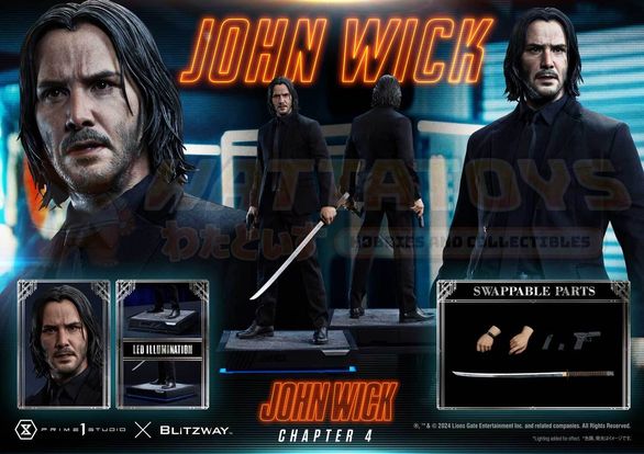 PREORDER - PRIME 1 STUDIOS - JOHN WICK - 1/4 Scale - Premium Masterline John Wick: Chapter 4