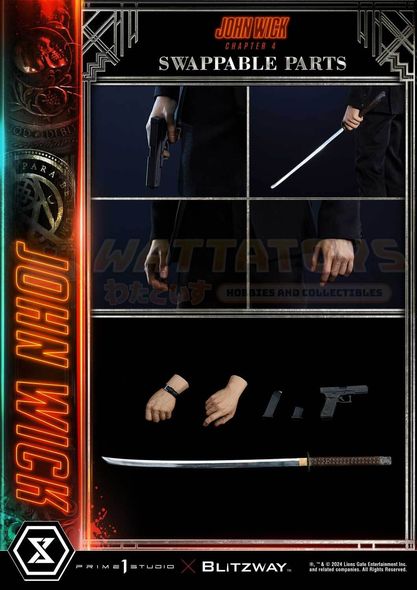 PREORDER - PRIME 1 STUDIOS - JOHN WICK - 1/4 Scale - Premium Masterline John Wick: Chapter 4