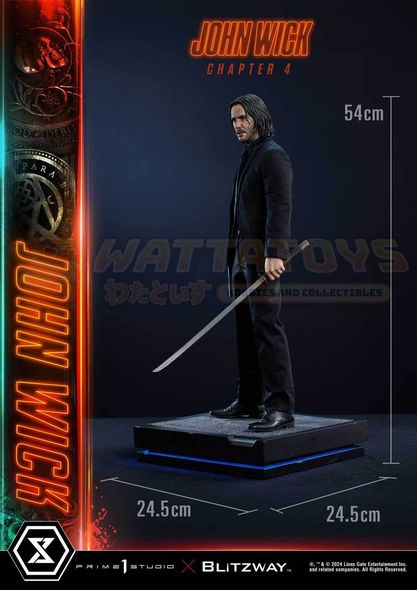 PREORDER - PRIME 1 STUDIOS - JOHN WICK - 1/4 Scale - Premium Masterline John Wick: Chapter 4