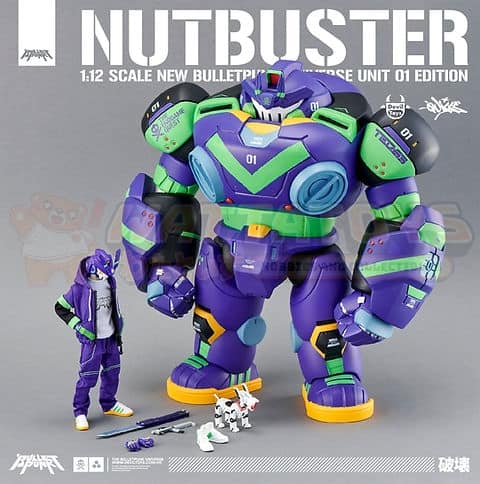 PREORDER - DEVIL TOYS - 1/12 Scale - Nutbuster Mecha + TEQ63 UNIT_01 colorway NBU1001