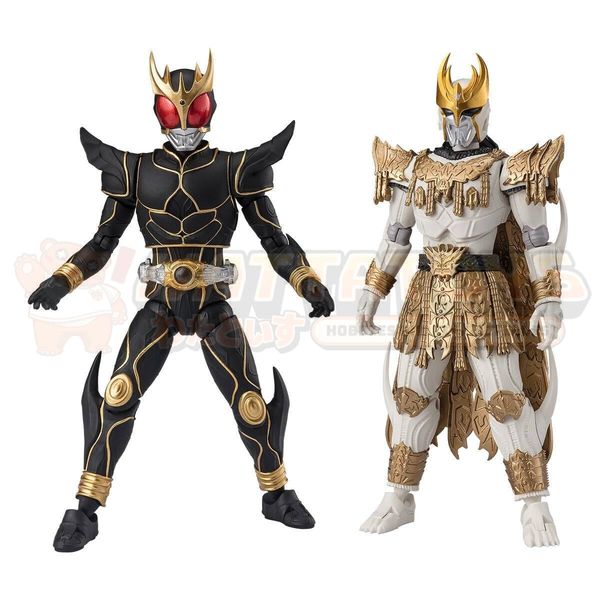 PREORDER - PREMIUM BANDAI - KAMEN RIDER - SHODO XX MASKED RIDER KUUGA ULTIMATE FORM & N DAGUVA ZEBA SET