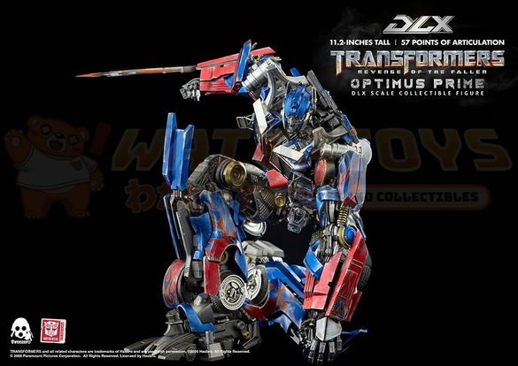 PREORDER - THREE ZERO - Transformers: Revenge of the Fallen – DLX Optimus Prime