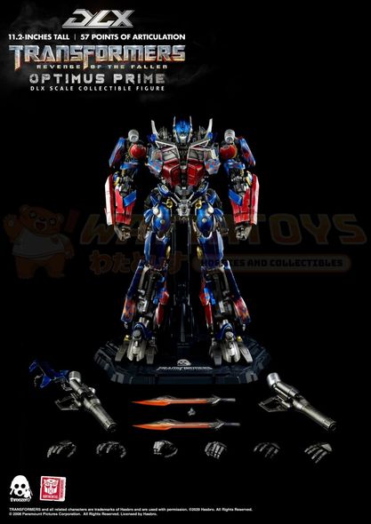 PREORDER - THREE ZERO - Transformers: Revenge of the Fallen – DLX Optimus Prime