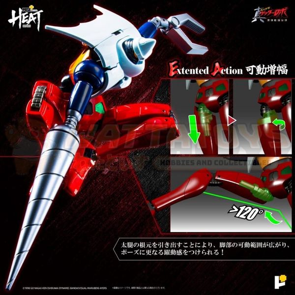 PREORDER - POSE+ - GETTER ROBO - Metal Heat Series Shin Getter Robot Armageddon Getter 2