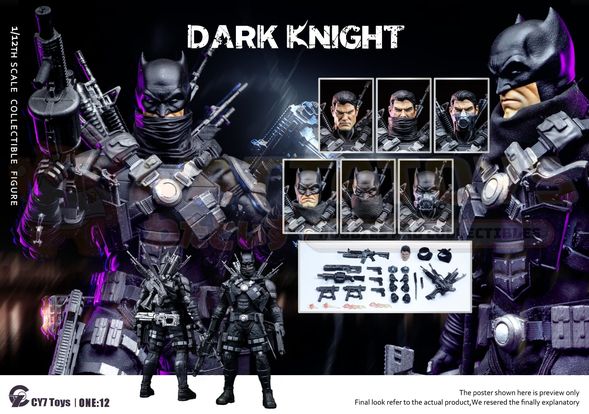 PREORDER - CY7 - DC COMICS - TOYS 1/12 Dark Knight Overseas Version