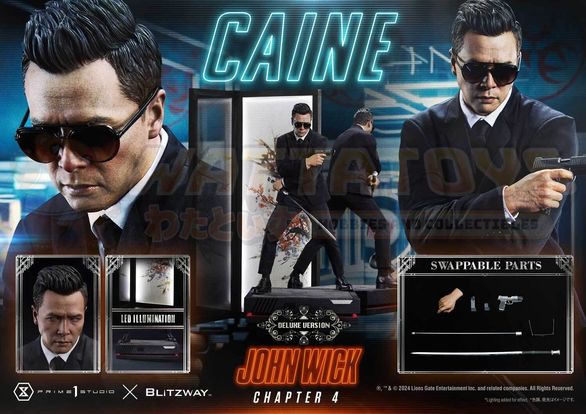 PREORDER - PRIME 1 STUDIOS - John Wick: Chapter 4 - 1/4 Scale - Premium Masterline Caine Deluxe Version