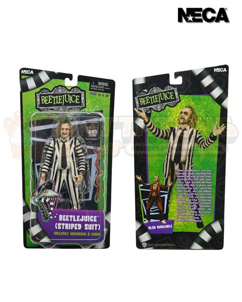 PREORDER - NECA - Beetlejuice - in Blister Packaging Beetlejuice (1988) 7in Beetlejuice Striped Suit