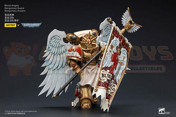 PREORDER - JOYTOY - WARHAMMER 40K - 1/18 Scale - Blood Angels Sanguinary Guard Sanguinary Ancient