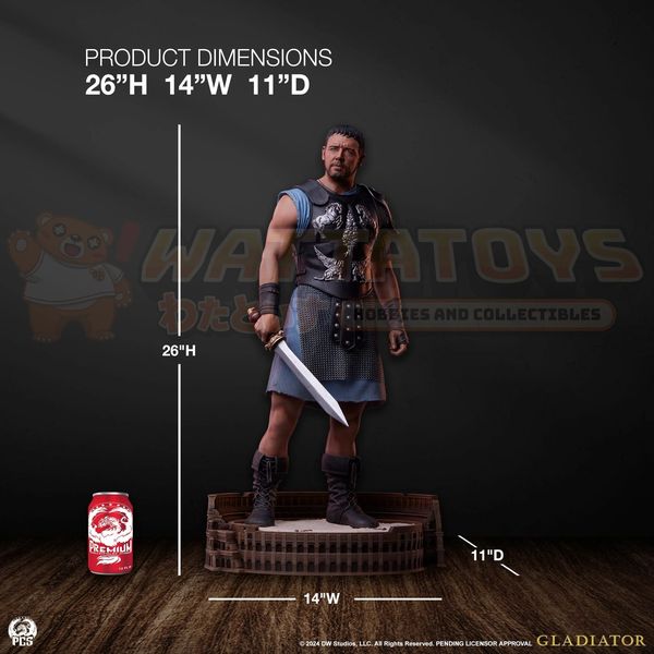 PREORDER - PREMIUM COLLECTIBLE STUDIO - GLADIATOR - 1/3 SCALE - MAXIMUS EPIC SERIES STATUE - COLLECTOR'S EDITION