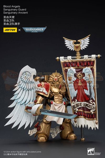 PREORDER - JOYTOY - WARHAMMER 40K - 1/18 Scale - Blood Angels Sanguinary Guard Sanguinary Ancient