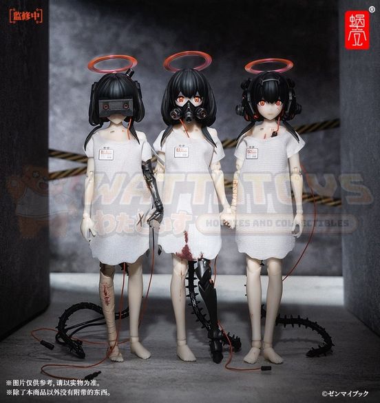 PREORDER - SNAIL SHELL - 1/12 Scale - three wise monkeys 01 see no evil & 02 hear no evil & 03 speak no evil 06975212920429 Set ver