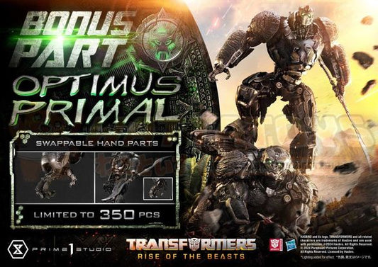 PREORDER - PRIME 1 STUDIOS - Museum Masterline Transformers: Rise of the Beasts (Film) Optimus Primal Ultimate Bonus Version