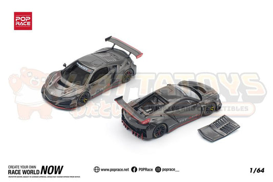 PREORDER - Tiny - POPRACE 1/64 HONDA NSX GT3 EVO22 CARBON EDITION