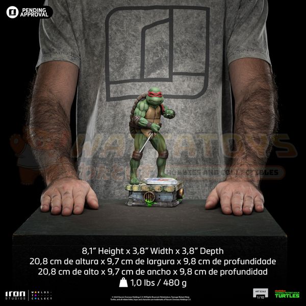 PREORDER - Iron Studios - Raphael TMNT Art Scale 1/10