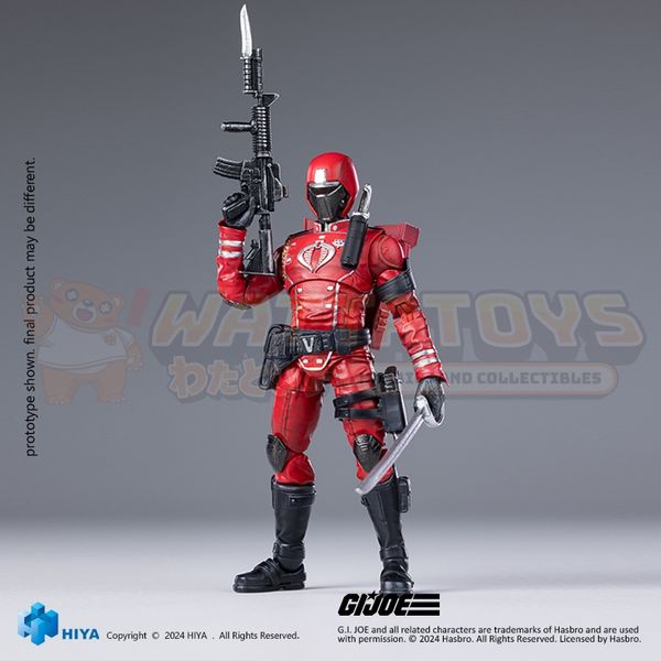 PREORDER - HIYA Toys - 1/18 G.I.Joe Special Forces Crimson Guard