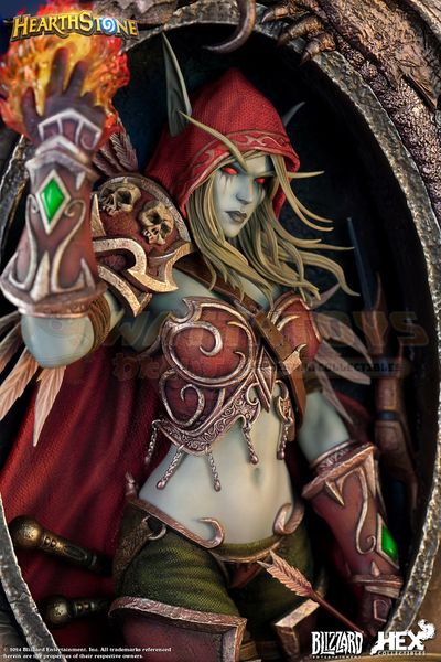 PREORDER - HEX Collectibles - Blizzard Hearthstone® - 10th Aniversary Sylvanas Windrunner 3D Art Frame HEXFRAME01