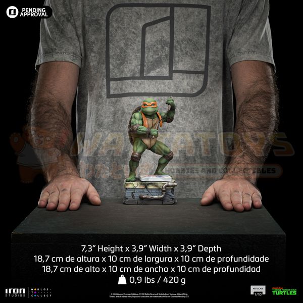 PREORDER - Iron Studios - Michelangelo TMNT Art Scale 1/10