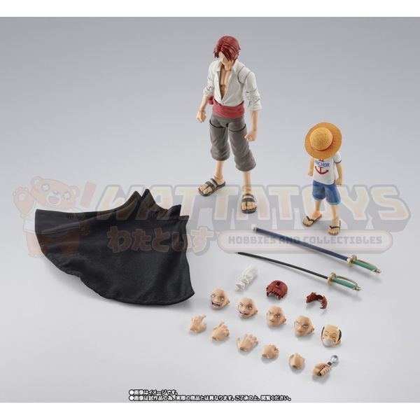 PREORDER - Bandai Tamashii - One Piece - SH Figuarts - Shanks & Monkey D. Luffy (Kid Era)