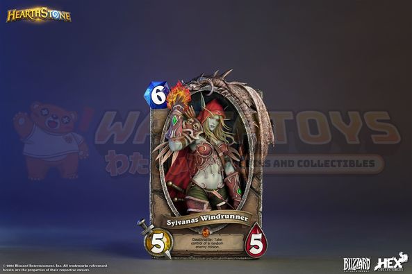 PREORDER - HEX Collectibles - Blizzard Hearthstone® - 10th Aniversary Sylvanas Windrunner 3D Art Frame HEXFRAME01