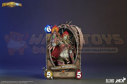 PREORDER - HEX Collectibles - Blizzard Hearthstone® - 10th Aniversary Sylvanas Windrunner 3D Art Frame HEXFRAME01